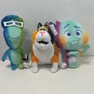 DISNEY Pixar SOUL plush dolls toys stuffed animals imports dragons lot of 3